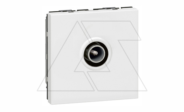 Mosaic - Розетка TV простая (звезда),  2М, белый