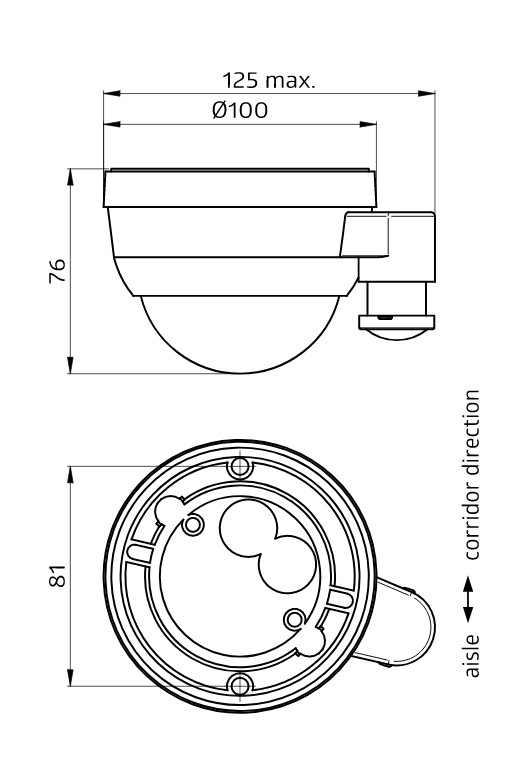 Датчик присутствия B.E.G. PD4N-KNX-GH-DX-SM от интернет-магазина amperkin.by