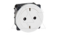 Celiane - Розетка 2P+E, с плоской лицевой панелью, пруж. зажимы, защ. шторки, белый от интернет-магазина amperkin.by