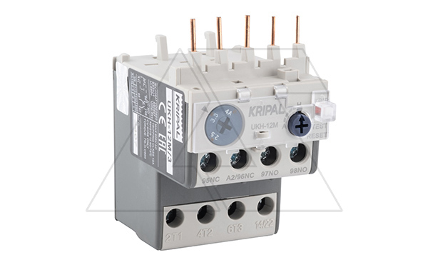 Реле тепловой перегрузки UKH-12M, It=2.5_4A, 1NO+1NC, CLASS 10A, прямой монтаж для UKC(D)-6_16M