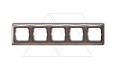 Basic 55 - Рамка на 5 постов (серый) от интернет-магазина amperkin.by