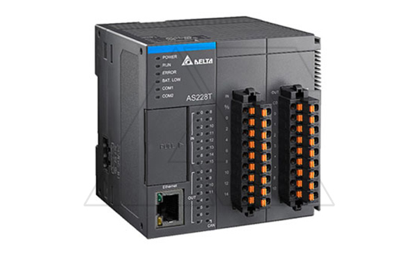 Программируемый логический контроллер AS228R-A, 16DI, 12RO, 24VDC, 64K шагов, 2xRS485, USB, microSD, CANopen, Ethernet Программируемый логический контроллер AS228R-A, 16DI, 12RO, 24VDC, 64K шагов, 2xRS485, USB, microSD, CANopen, Ethernet
