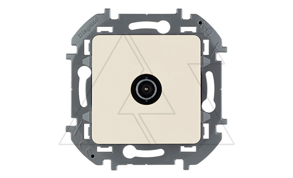 Inspiria - Розетка TV звезда 1.5дБ (сл.кость)