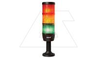 Колонна светосигнальная IK, d=70mm, LED Кр+Желт+Зел, 24VAC/DC, пласт. стойка 100mm, IP40