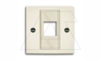 Basic 55 - Лицевая панель с суппортом для 1-го разьема Modular Jack (сл.кость)