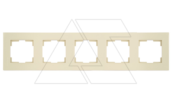 Rita - Рамка 5 постов, вертикальный монтаж, сл.кость