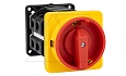 Переключатель BS 63 92 O LK, аварийный, 4P, 63A, тип 0-1, 22kW(400VAC по АС-23), на заднюю панель, красная блокируемая в 0 рукоятка, фронт IP40 от интернет-магазина amperkin.by