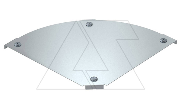 Крышка DFBM 90 300 FS секции угловой горизонтальной 90°, для лотка шириной 300мм, конв. оцинк.