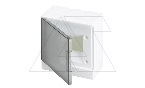 Щиток навесной ABB Basic E BEW402206, 6M, прозр. серая дверь, 63A, IP40, 190x180x102mm, PEN-шина (стикерованный)