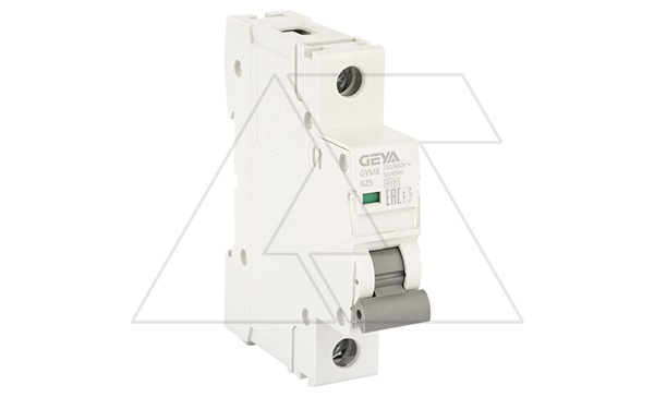 Авт. выключатель GYM8-1P-25B, 1P, 25A, хар-ка B, 4,5kA, 1M, без подкл. AU8, AL8.