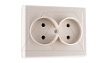 JOWISZ - Розетка 2x2P, бежевый от интернет-магазина amperkin.by