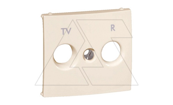 Valena - Лицевая панель розетки TV-FM 30мм., сл.кость