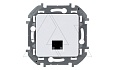 Inspiria - Розетка 1хRJ-45 UTP CAT6 (белый) от интернет-магазина amperkin.by
