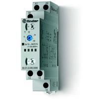 Модульный таймер 80.01.0.240.0000, 1CO, 16A(250VAC/30VDC), 12…240VAC/DC, 0,1c…24ч, 6 функций (Al, DI, SW, BE, CE, DE)