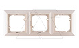OPAL - Рамка 3 поста, бежевый от интернет-магазина amperkin.by
