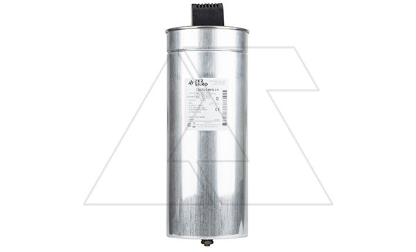 Конденсатор CSADG-0,44/56,2-N, трехфазный, 56.2kVAr(440VAC), 46.5kVAr(400VAC), MKP заполненный газом, клеммник S=35mm², нормальный режим, IP20