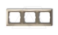 Basic 55 - Рамка на 3 поста (бежевый)