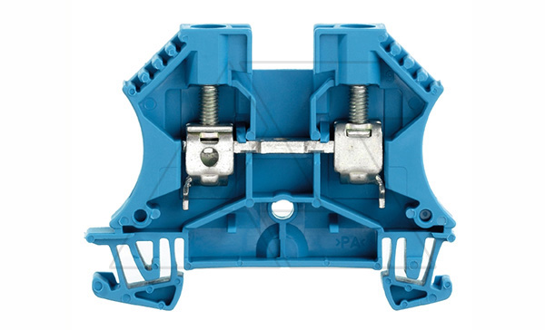 Клемма WDU 6 BL для нейтрали, синяя, 41А, 800В