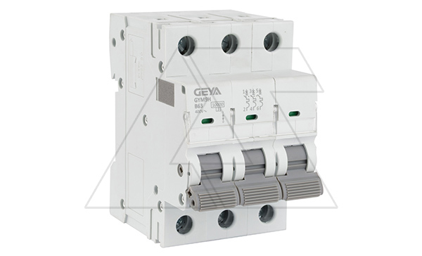 Авт. выключатель GYM9H-3P-63B, 3P, 63A, хар-ка B, 10kA, 3M