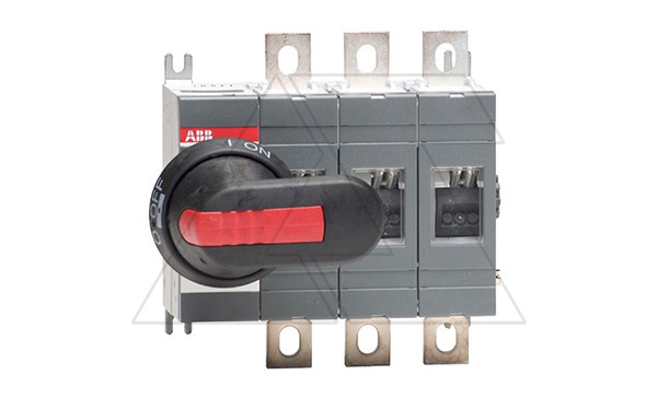 Выкл. нагрузки OT160EV03P, 160A 3P видимый разрыв с выносной блок. рукояткой OHB65J6 и осью OXP6X210