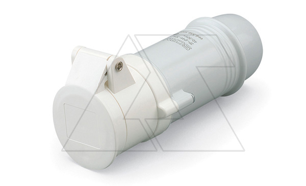 Разъем пром. силовой CEE кабельный, гнездо, 16A, 2P 12h, 40_50VAC 50/60Hz, IP44, серия IEC309