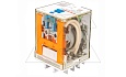 Реле REH3AO024LTS, 3NO, 16A(400VAC)/ 10A(220VDC), 24VDC, мех. индикация, тест-кнопка с блокировкой, LED, магнит от интернет-магазина amperkin.by