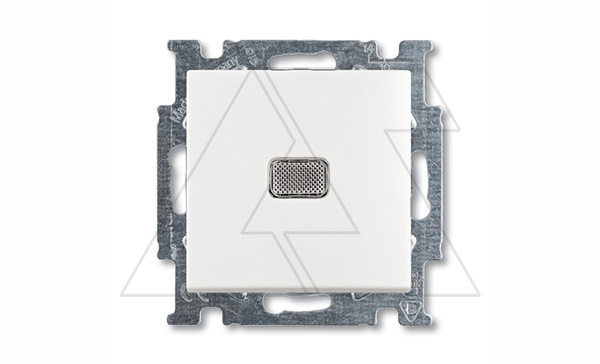 Basic 55 - Кнопка с нейтральным символом с возможностью подсветки (белый)