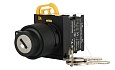 Переключатель PB3E, с ключом, 0-I, фиксация, ключ выним. в 0, 1NO, 6A 230VAC/24VDC, 22mm, IP65 от интернет-магазина amperkin.by