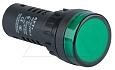 Индикатор светодиодный моноблочный AD16-22D, зеленый, LED 220VAC/DC, фильтр 30V, IP65, 22mm от интернет-магазина amperkin.by