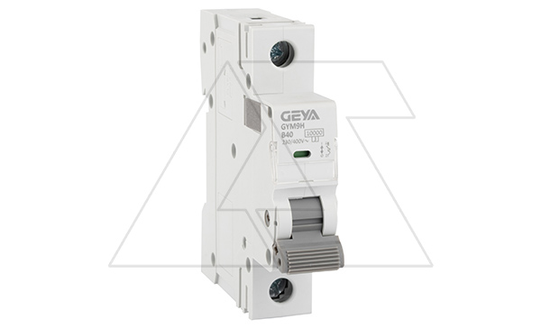 Авт. выключатель GYM9H-1P-40B, 1P, 40A, хар-ка B, 10kA, 1M