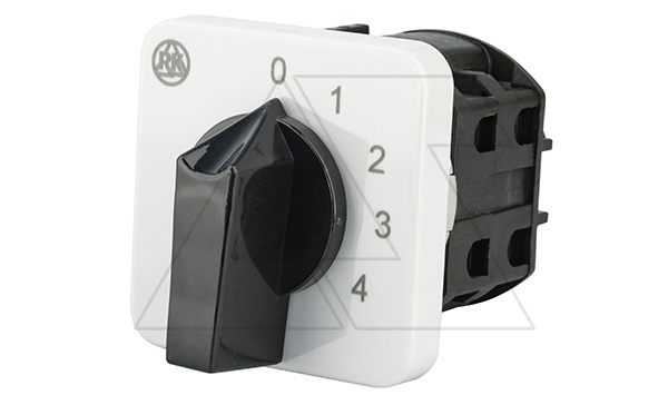 Переключатель BS 16 109 U, 1P, 20A, тип 0-1-2-3-4, 1NO на 1_4, на дверь, фронт IP40 Переключатель BS 16 109 U, 1P, 20A, тип 0-1-2-3-4, 1NO на 1_4, на дверь, фронт IP40