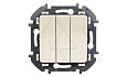 Inspiria - Выключатель трехклавишный (сл.кость) от интернет-магазина amperkin.by