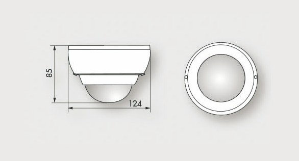 Датчик присутствия B.E.G. PD4-M-3C-TRIO-SM
