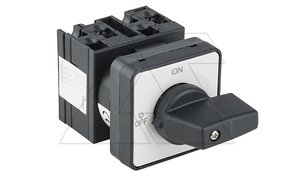 Переключатель UKT0-2-8324/E, 4P, 20A, тип 0-1, 4NO на 1, на дверь, фронт IP65