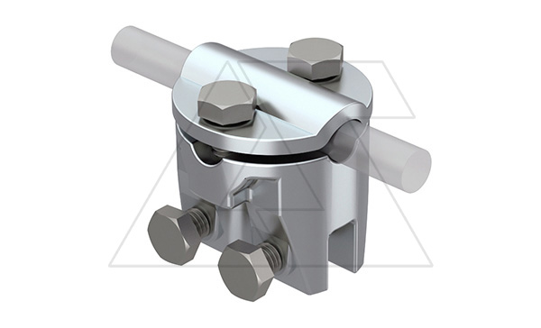 Клемма 269 8-10 фальцевая для присоединения проводника Ø8-10мм к фальцу до 7мм, гор. оцинк.