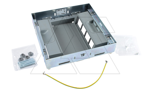 Основание монтажной коробки, вертикальный монтаж, 16M(2x8), Hmin=92/80mm