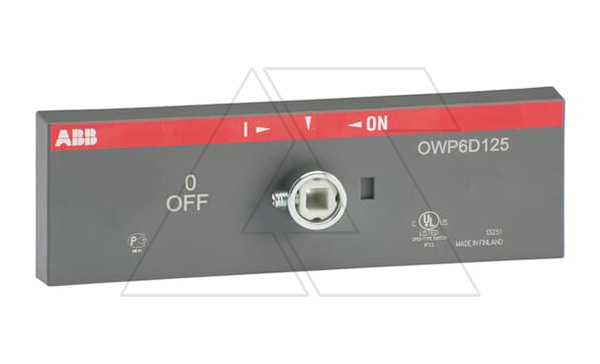 Механизм объединения OWP6D125 для двух OT100...125F3/4 в OT100...125F6/8,нерегулир. гориз. монтаж без оси без рукоятки