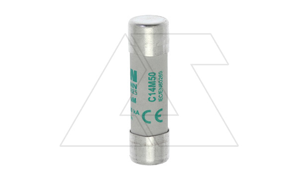 Вставка плавкая цилиндр., 50A, 400VAC, 14x51mm, тип aM