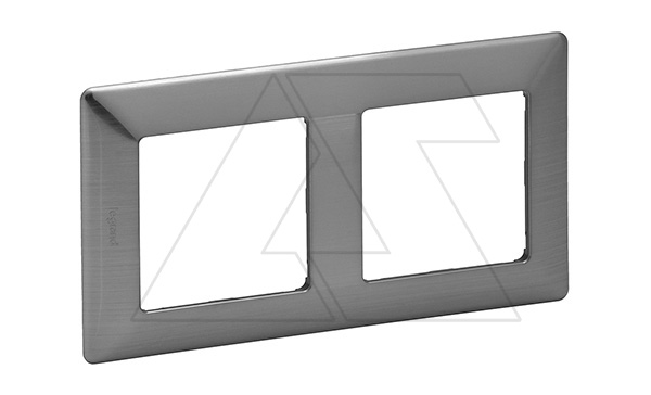 Valena Life - Рамка 2 поста верт/гориз, сталь