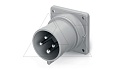 Разъем пром. силовой CEE встраиваемый, штекер, 16A, 3P+E 6h, 380_415VAC 50/60Hz, уст. 75x75mm, IP44/IP54, серия OPTIMA от интернет-магазина amperkin.by
