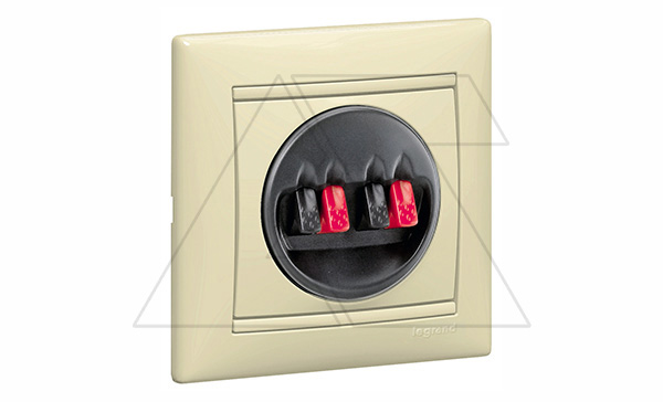 Valena - Розетка для динамиков двойная, сл.кость