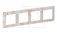Valena Life - Рамка 4 поста верт/гориз, ампир белый от интернет-магазина amperkin.by