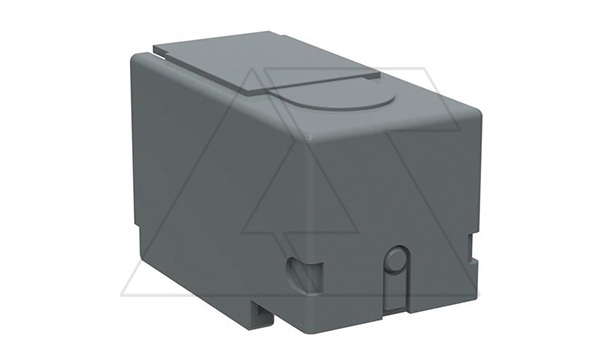 Крышки защитные OTS250G1S/3 для OT_160EV...250E/E_C, 1P короткая серая защелк. IP20 к-т 3шт.