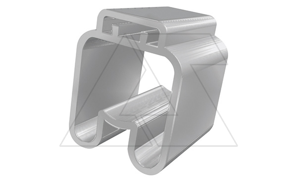 Держатель маркировки проводника PMF-04 90420, продевание, D кабеля 6-10mm, 10-25mm2, длина 15mm, PVC, прозрачный (упак. 1000шт.)