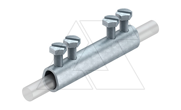 Клемма 237 N FT для продольного соединения проводника Ø8-10мм, гор. оцинк.