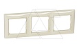 Valena - Рамка 3 поста верт/гориз, слоновая кость (инд. упаковка) от интернет-магазина amperkin.by