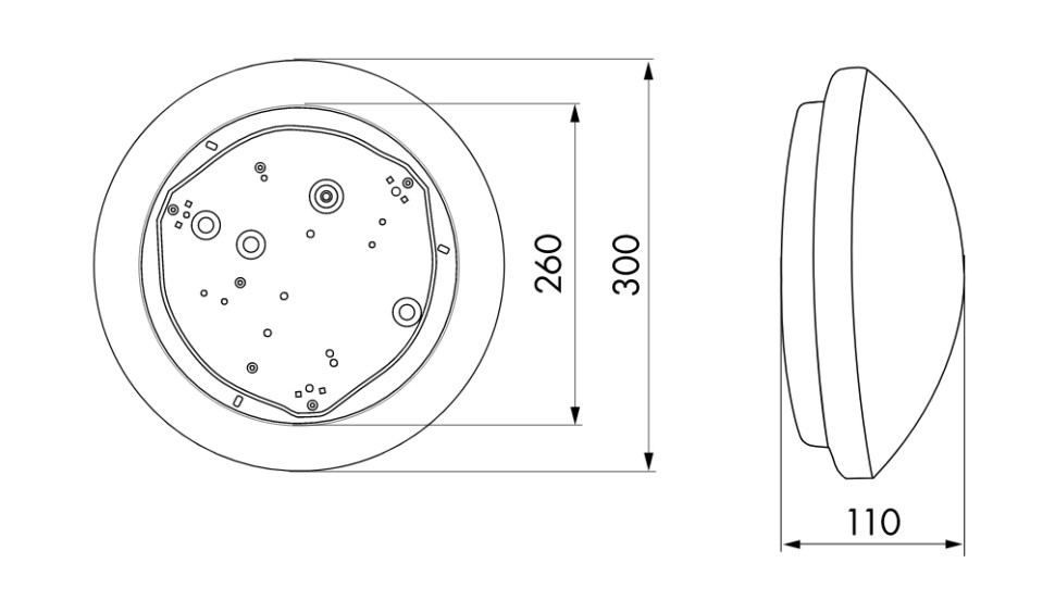 Светильник с датчиком движения B.E.G. HF-L7