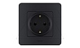 Inspiria - Розетка 2P+E нем. стд. (антрацит) от интернет-магазина amperkin.by