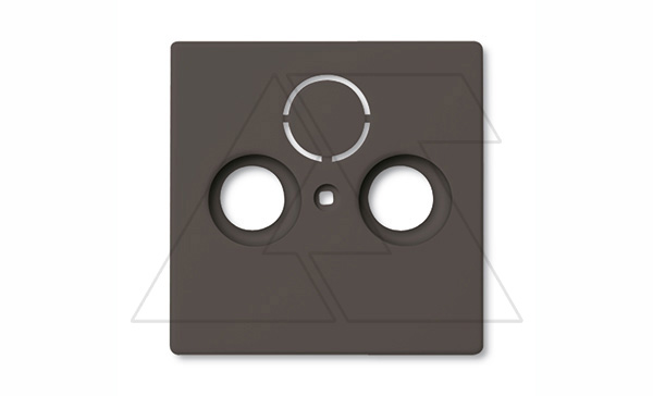 Basic 55 - Лицевая панель для телевизионной розетки TV-RD-SAT (шато-черный)