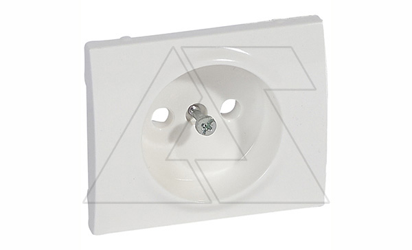 Galea Life - Обрамление для розетки 2Р нем.стд., White